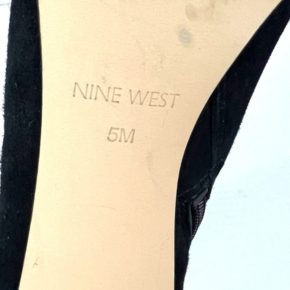 Nine West Toprank Colorblock Suede Boots - Size 5 - Picture 16 of 16